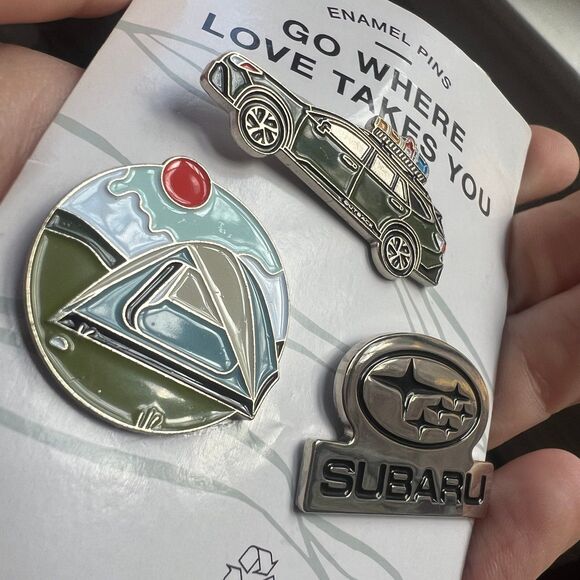 Subaru Outback Limited Edition Enamel Pin Set - Picture 3 of 10